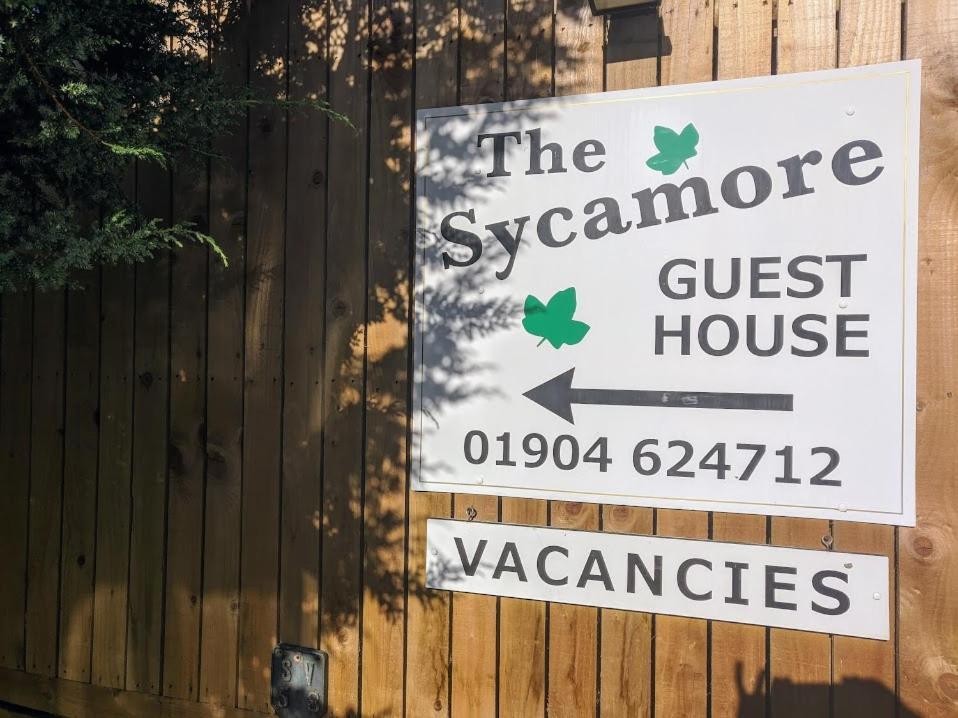 The Sycamore Guest House York Dış mekan fotoğraf